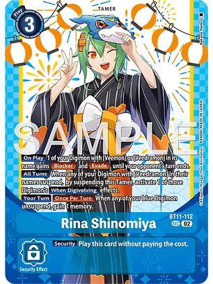 BT11-112 (Alternate Art) Rina Shinomiya