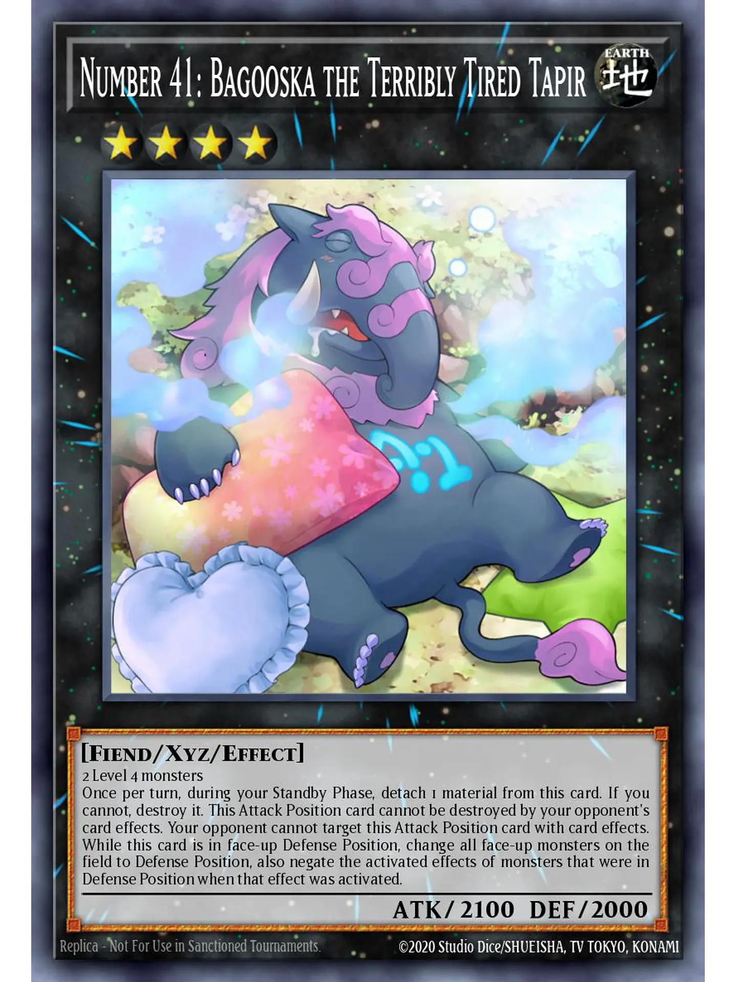 Number 41: Bagooska the Terribly Tired Tapir - L26D-ENM24 - Common 1st Edition 1