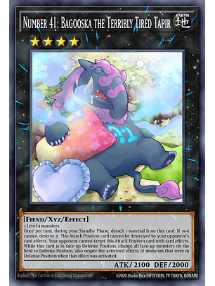 Number 41: Bagooska the Terribly Tired Tapir - L26D-ENM24 - Common 1st Edition