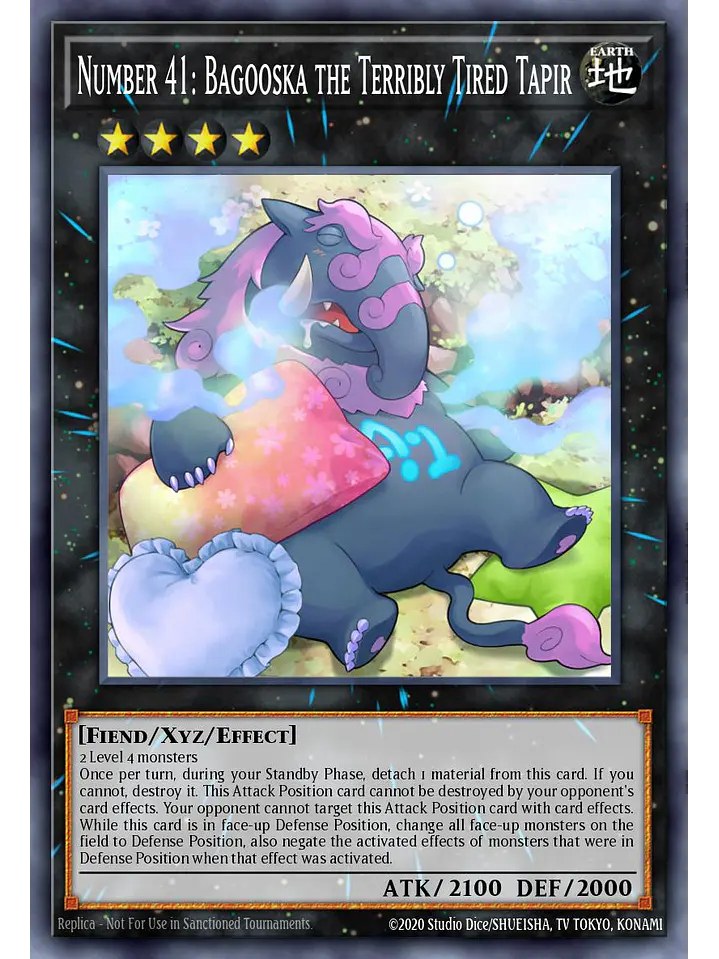 Number 41: Bagooska the Terribly Tired Tapir - L26D-ENM24 - Common 1st Edition 1