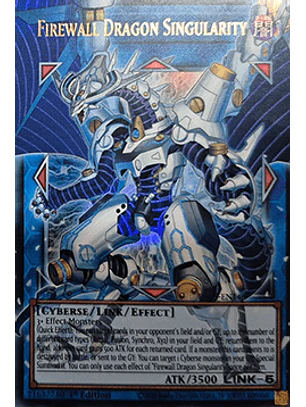 Firewall Dragon Singularity (extended art) - RA05-EN146 - Starlight Rare 1st Edition