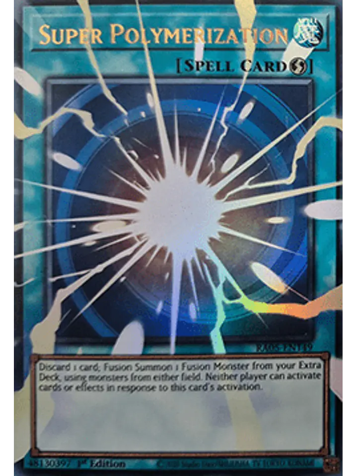 Super Polymerization (extended art) - RA05-EN149 - Ultra Rare 1st Edition 1