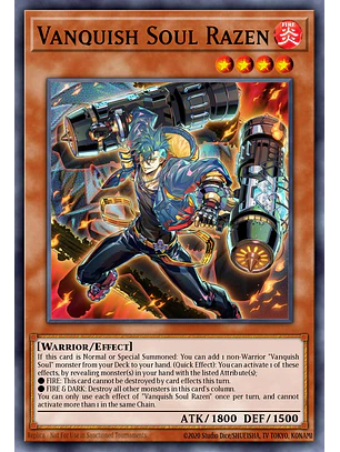 Vanquish Soul Razen - RA05-EN134 - Starlight Rare 1st Edition