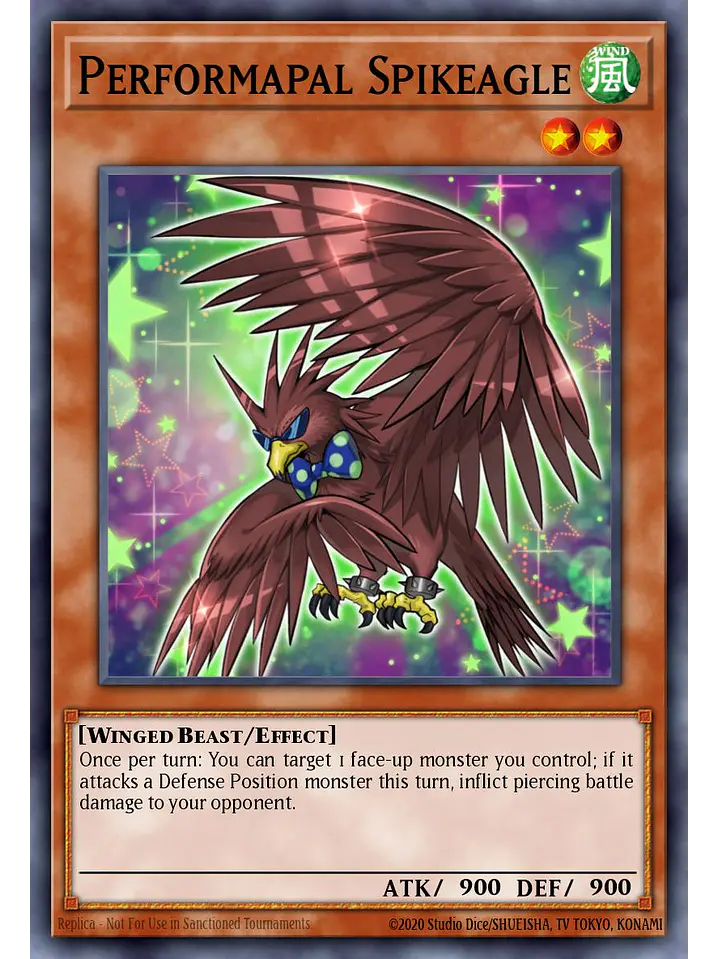 Performapal Spikeagle - sece-en004 - Common 1st Edition 1