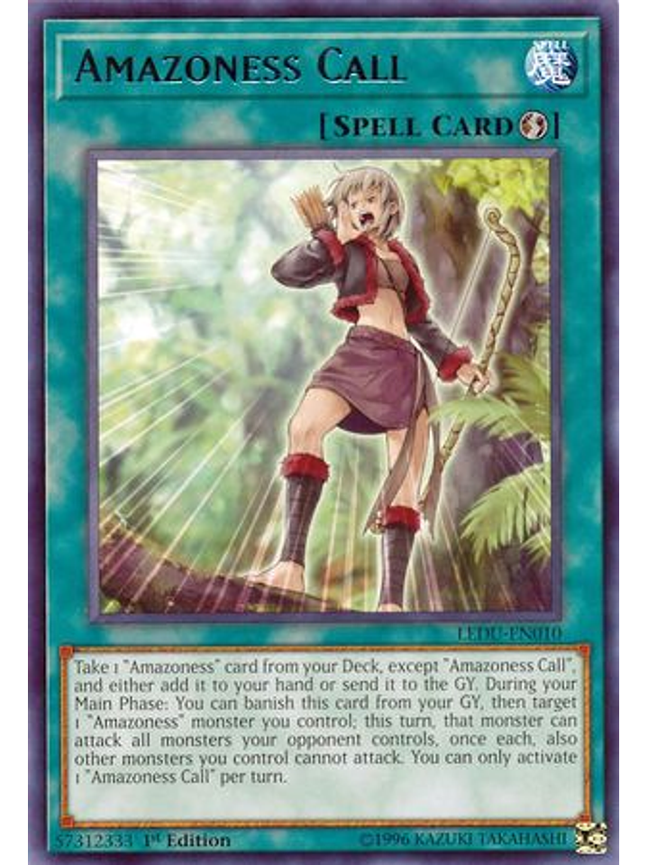 Amazoness Call - ledu-en010 - Rare 1st Edition 1