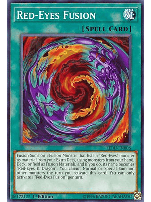 Red-eyes Fusion - ledu-en006 - Common 1st Edition