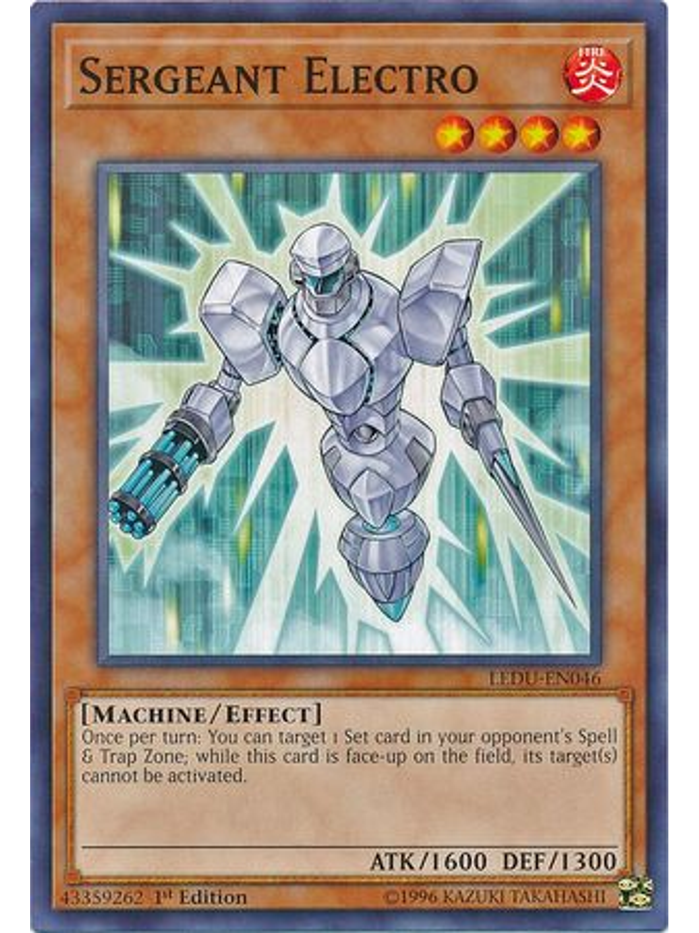 Sergeant Electro - ledu-en046 - Common 1st Edition 1
