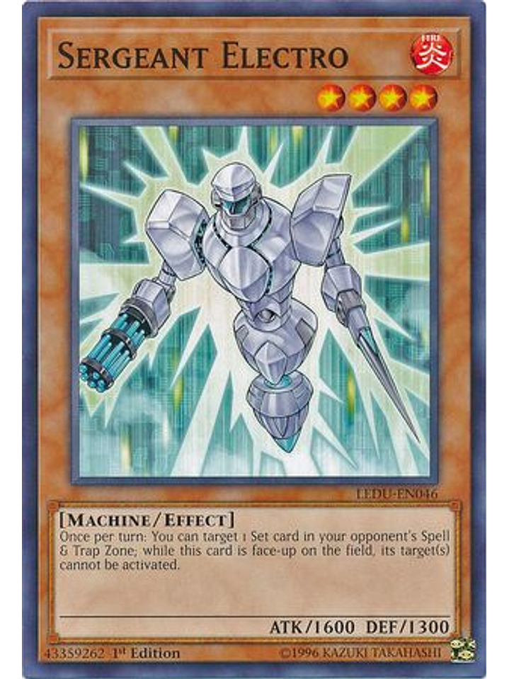 Sergeant Electro - ledu-en046 - Common 1st Edition 1