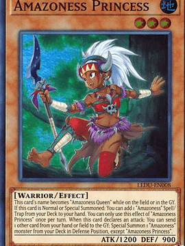 Amazoness Princess - LEDU-EN008 - Super Rare 1st Edition