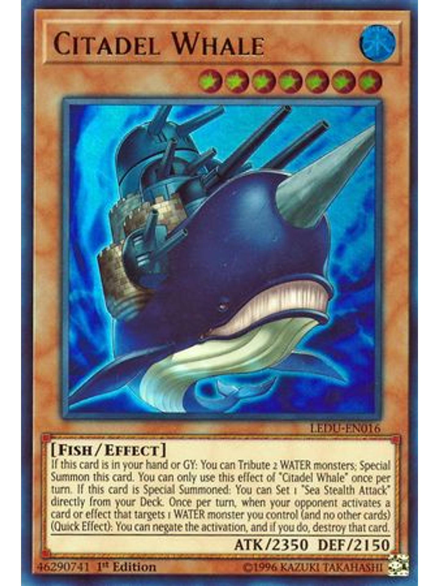 Citadel Whale - LEDU-EN016 - Ultra Rare 1st Edition 1