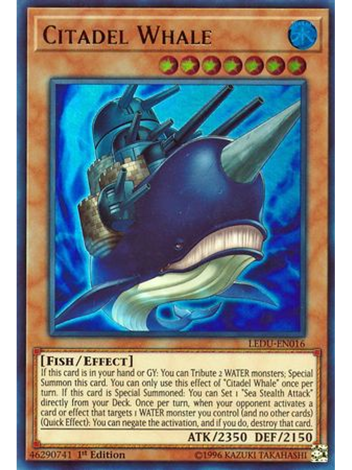Citadel Whale - LEDU-EN016 - Ultra Rare 1st Edition 1