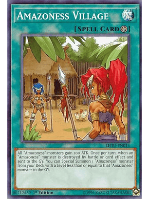 Amazoness Village - LEDU-EN014 - Common 1st Edition