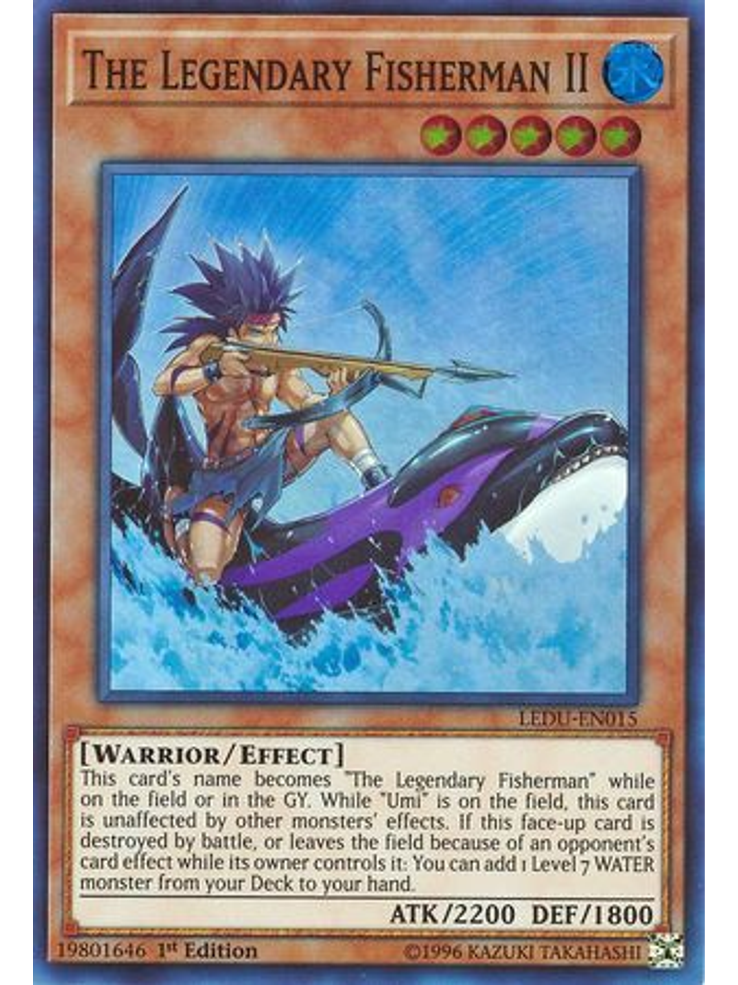 The Legendary Fisherman II - LEDU-EN015 - Super Rare 1st Edition 1
