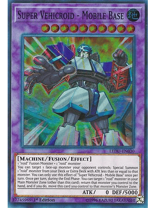 Super Vehicroid - Mobile Base - LEDU-EN030 - Super Rare 1st Edition