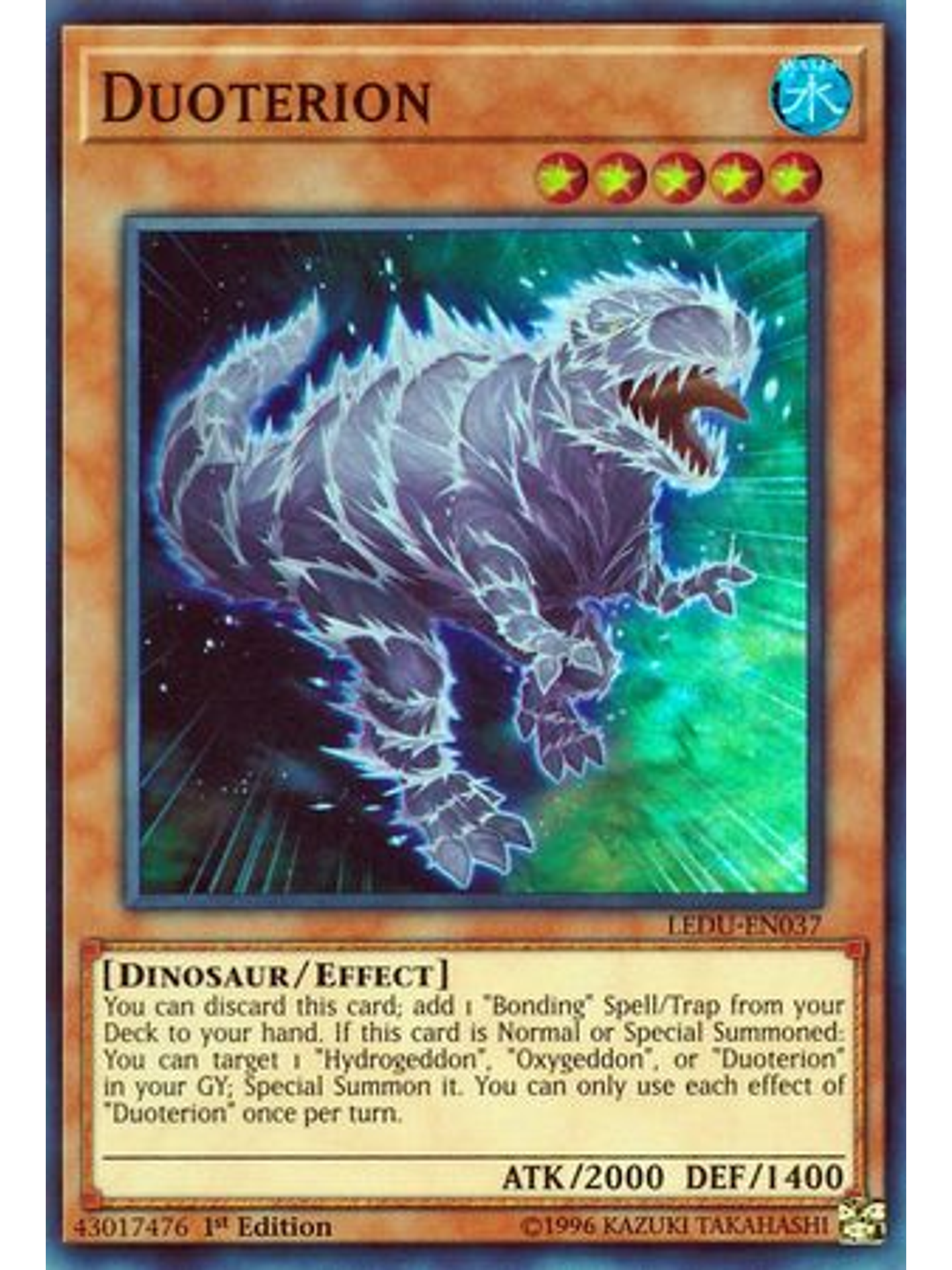 Duoterion - LEDU-EN037 - Super Rare 1st Edition 1