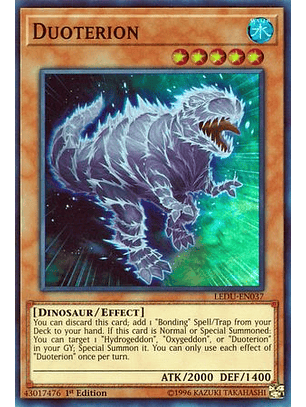 Duoterion - LEDU-EN037 - Super Rare 1st Edition