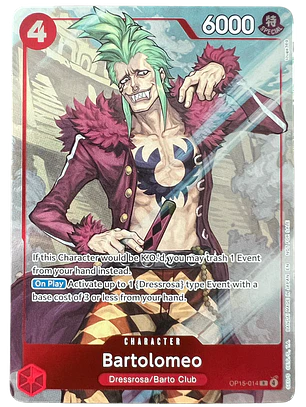 OP15-014 (Alternate Art) Bartolomeo