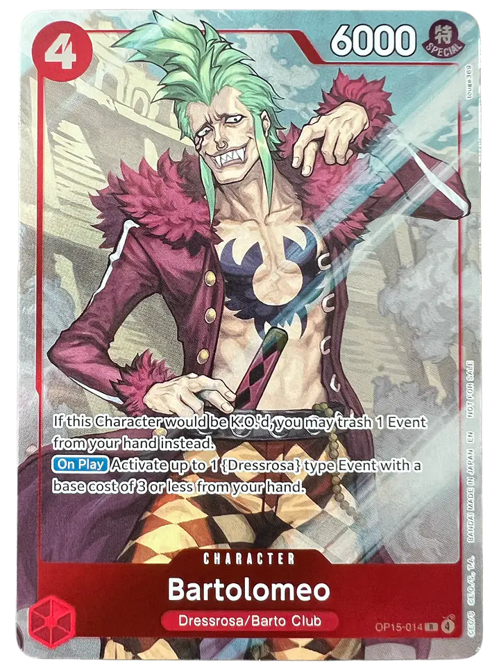 OP15-014 (Alternate Art) Bartolomeo 1