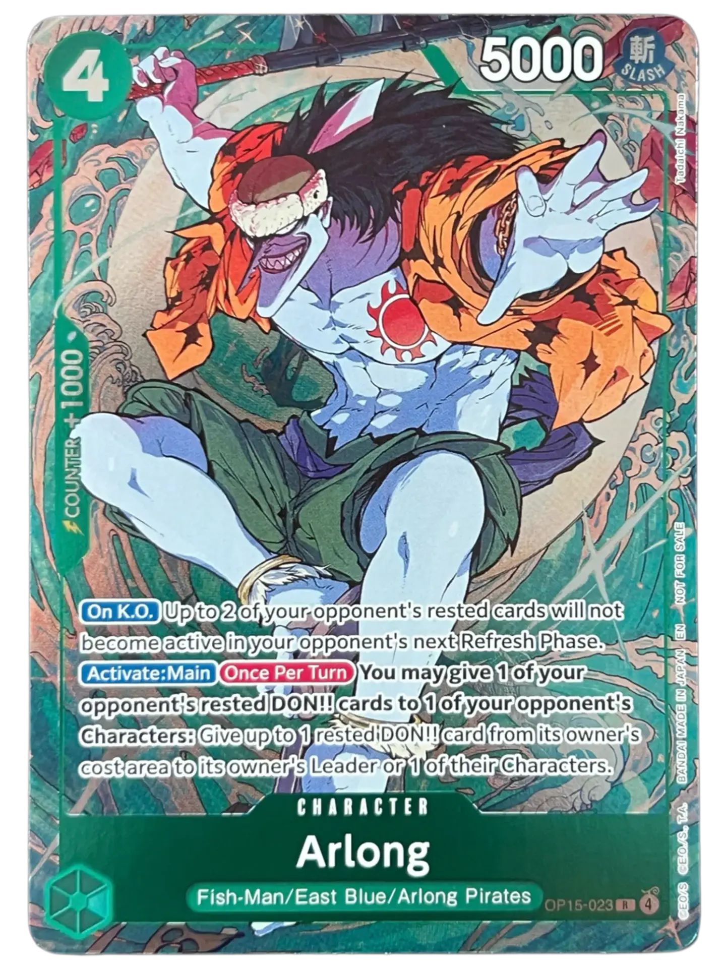 OP15-023 (Alternate Art) Arlong 1