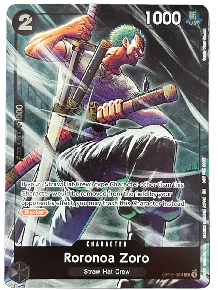 OP15-094 (Alternate Art) Roronoa Zoro 1