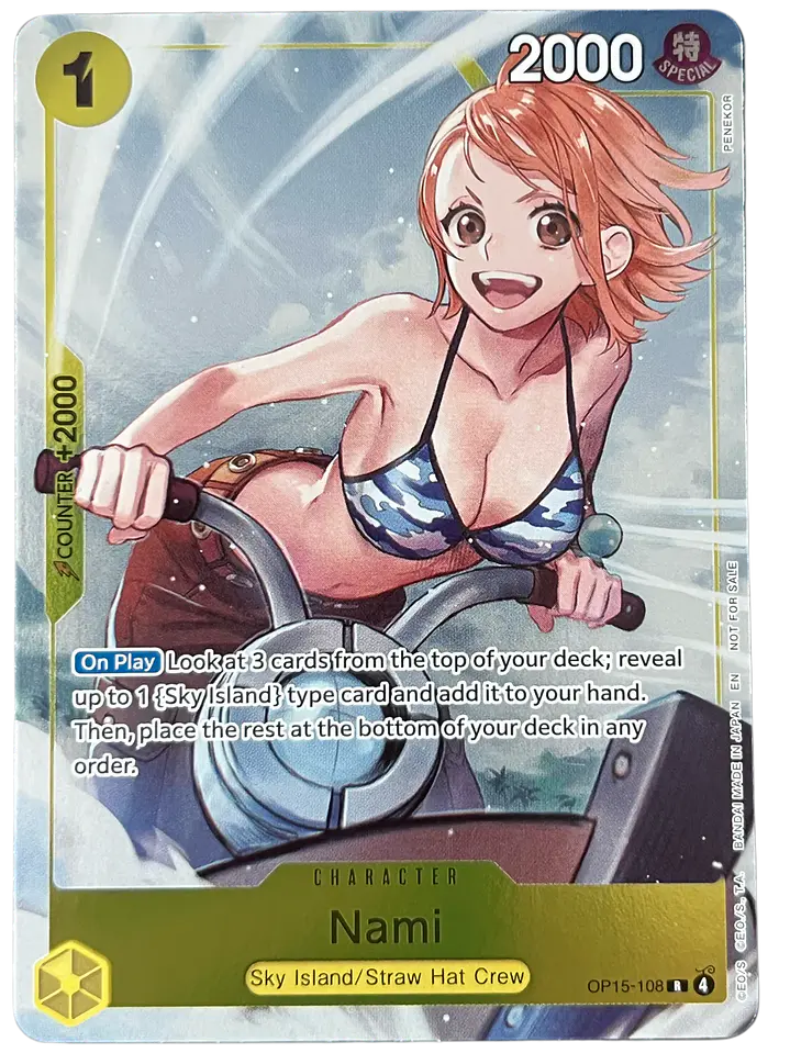 OP15-108 (Alternate Art) Nami 1