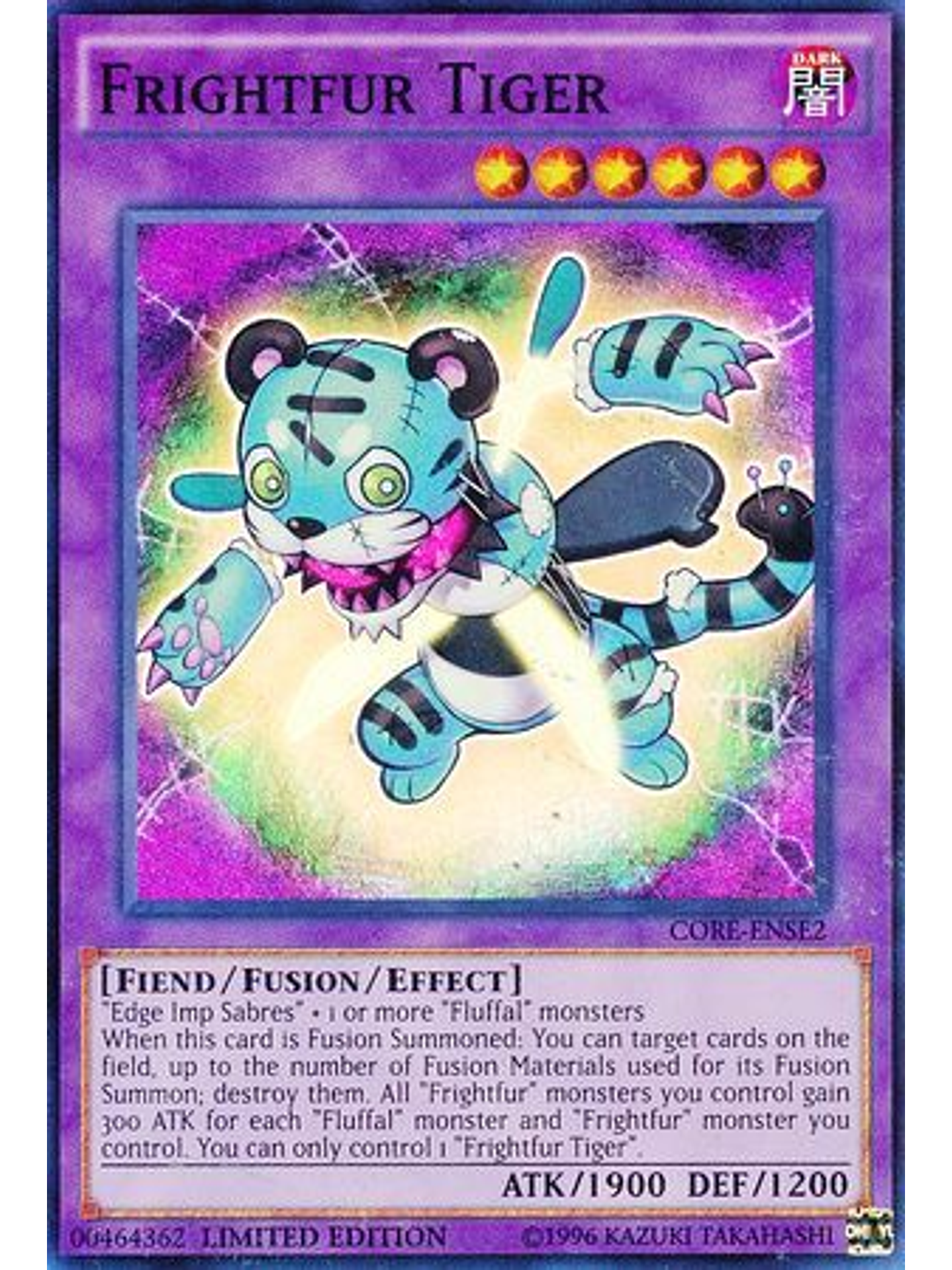 Frightfur Tiger - CORE-ENSE2 - Super Rare Limited 1