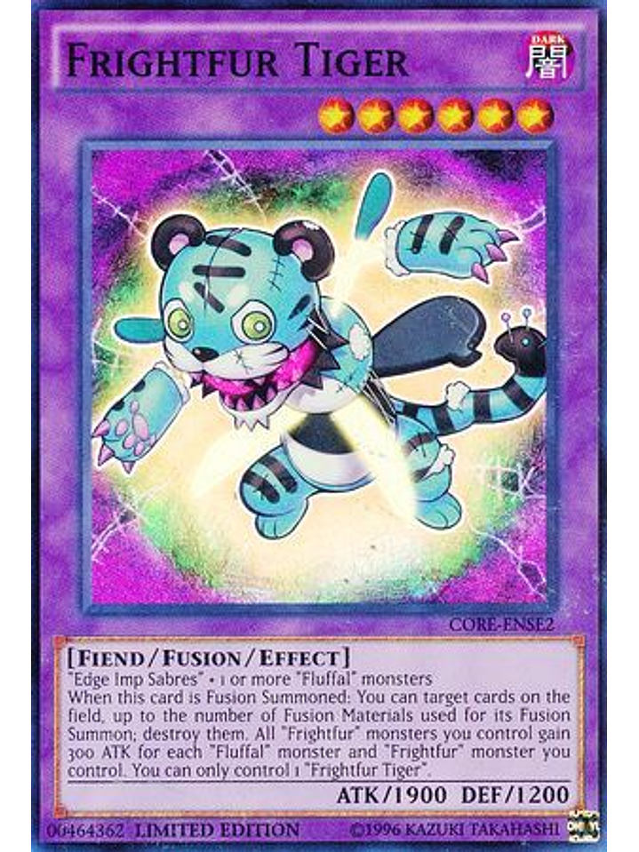 Frightfur Tiger - CORE-ENSE2 - Super Rare Limited 1