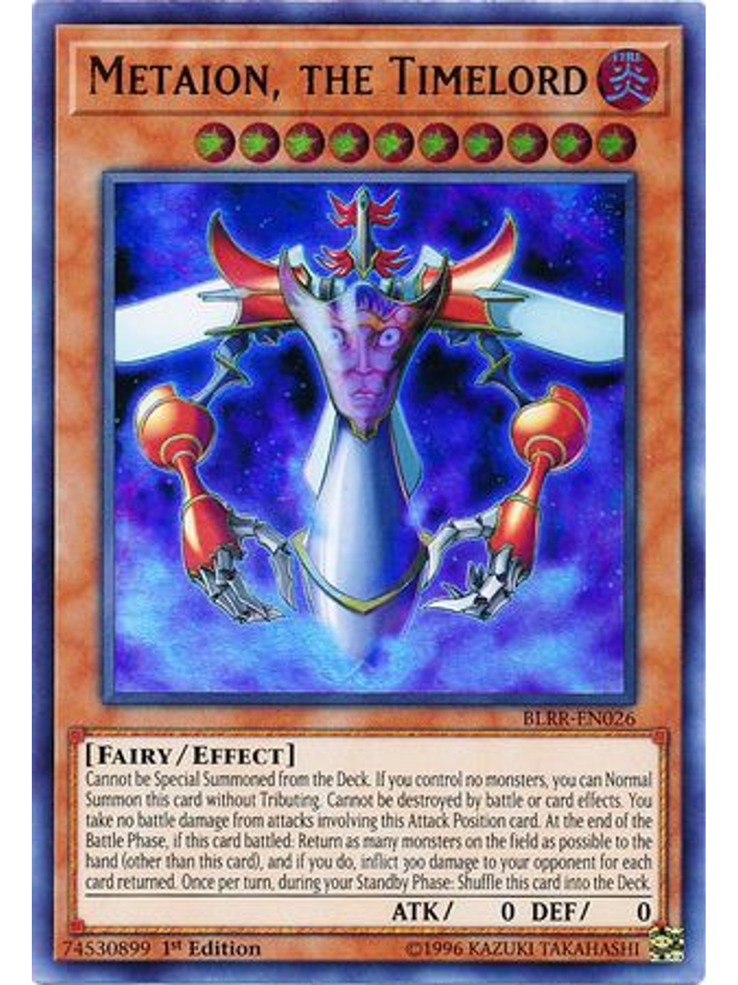 Metaion, the Timelord - BLRR-EN026 - Ultra Rare 1st Edition 1