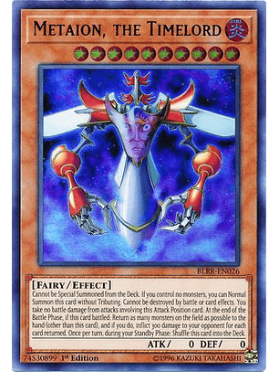Metaion, the Timelord - BLRR-EN026 - Ultra Rare 1st Edition