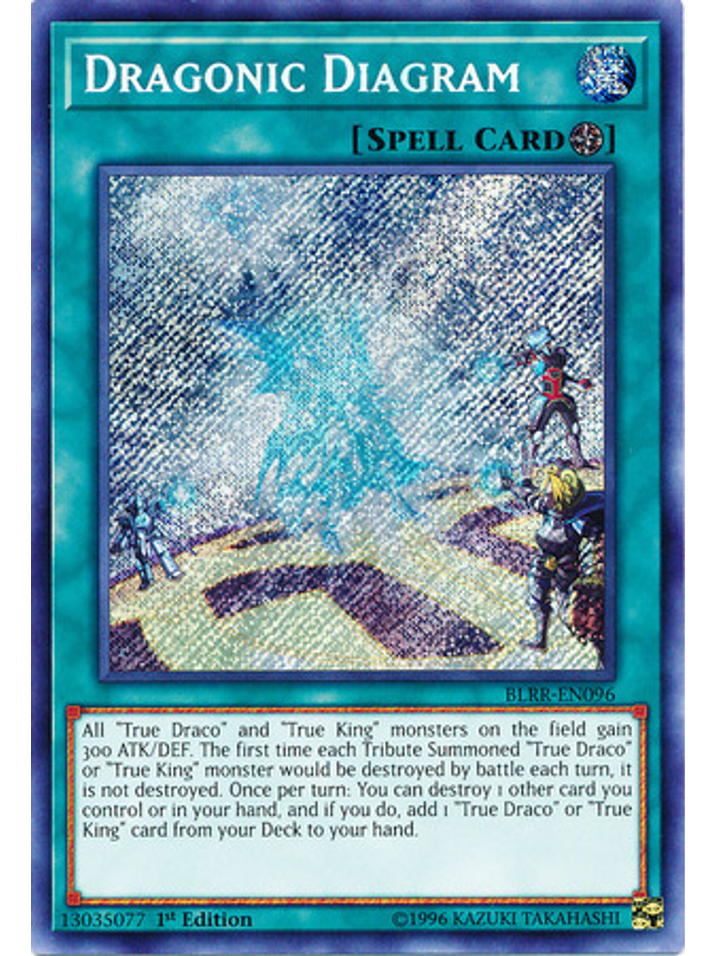Dragonic Diagram - BLRR-EN096 - Secret Rare 1st Edition 1