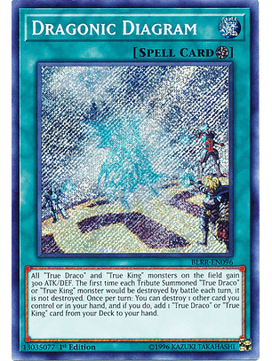 Dragonic Diagram - BLRR-EN096 - Secret Rare 1st Edition