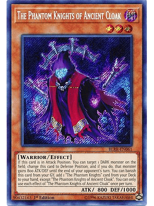 The Phantom Knights of Ancient Cloak - BLRR-EN061 - Secret Rare 1st Edition