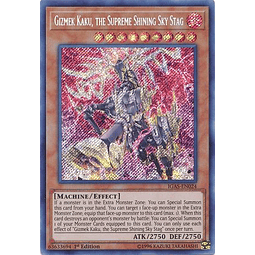 Gizmek Kaku, the Supreme Shining Sky Stag - IGAS-EN024 - Secret Rare 1st Edition