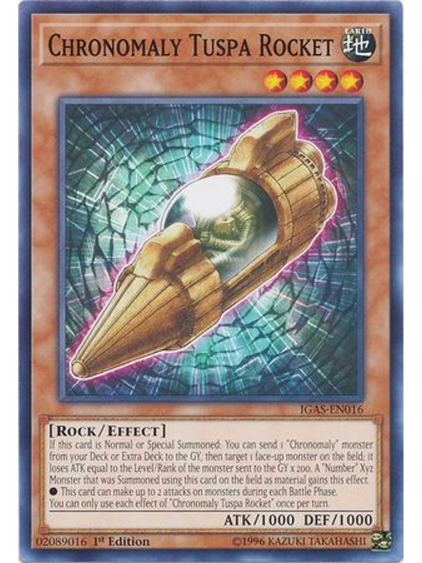 Chronomaly Tuspa Rocket - IGAS-EN016 - Common 1st Edition 1