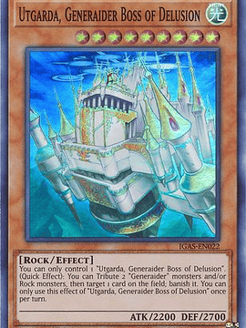 Utgarda, Generaider Boss of Delusion - IGAS-EN022 - Super Rare 1st Edition