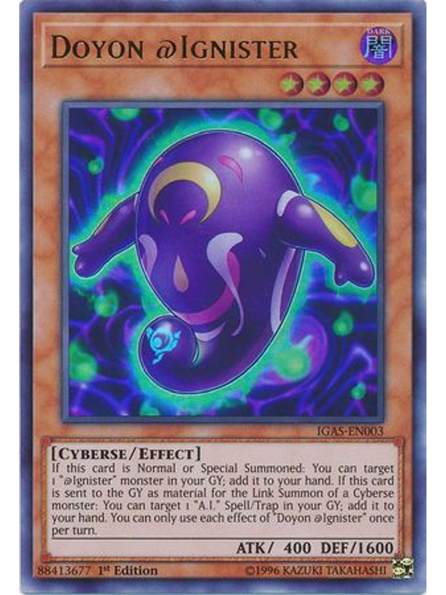 Doyon @Ignister - IGAS-EN003 - Ultra Rare 1st Edition 1