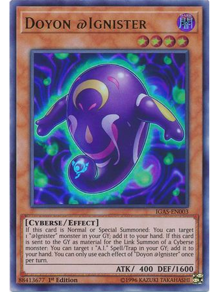 Doyon @Ignister - IGAS-EN003 - Ultra Rare 1st Edition 1