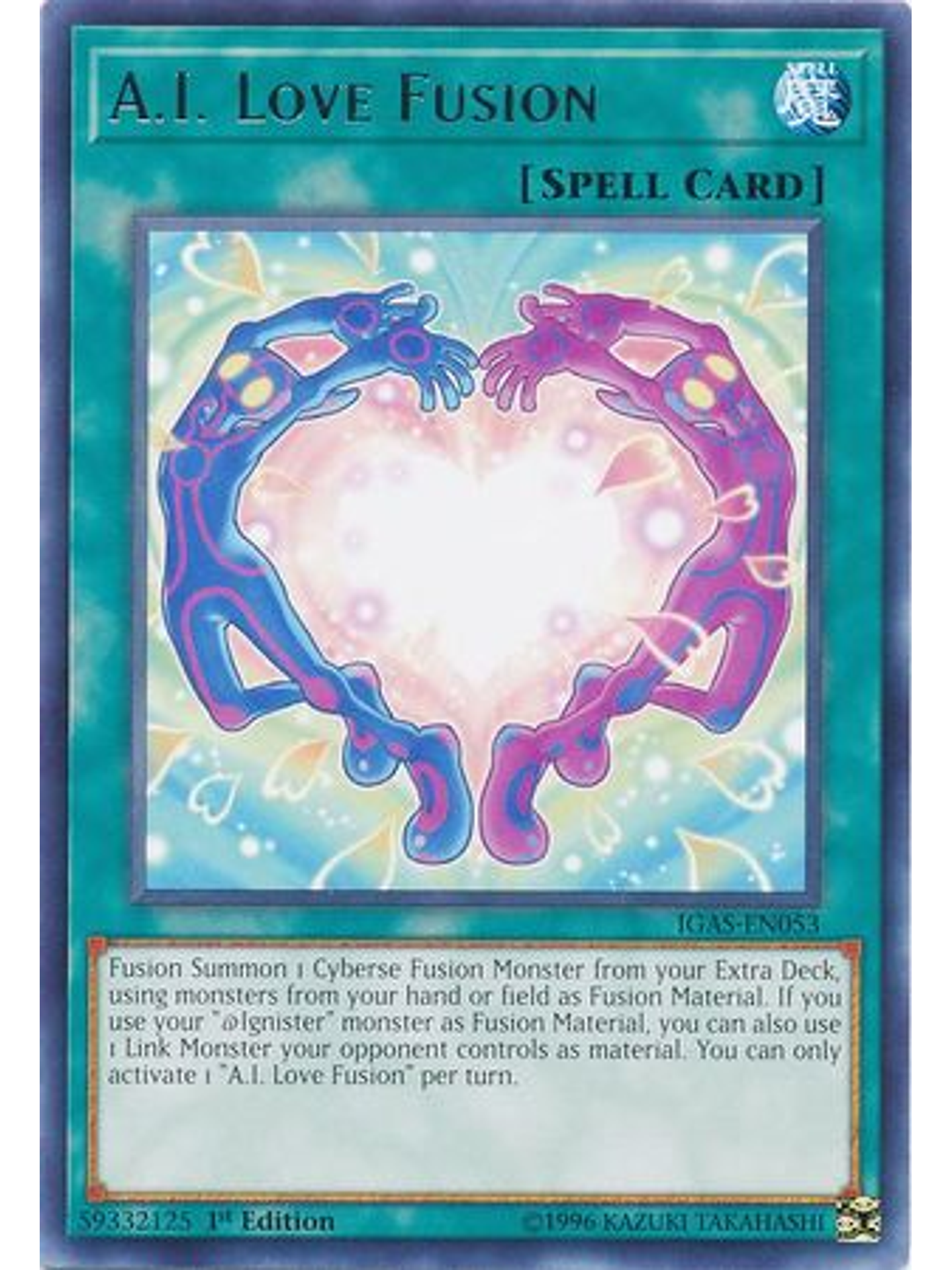 A.I. Love fusion - IGAS-EN053 - Rare 1st Edition 1