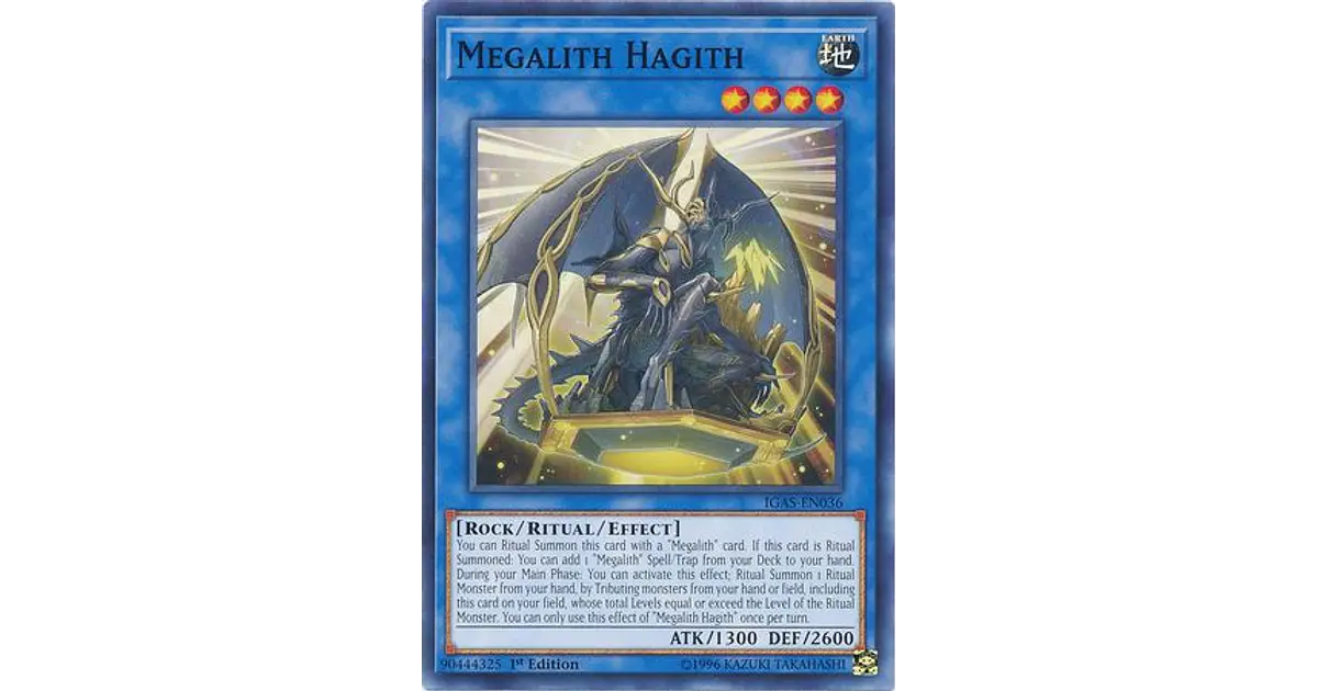 Megalith Hagith – IGAS-EN036 – Carta Yu-Gi-Oh! Comune – 1a Edizione