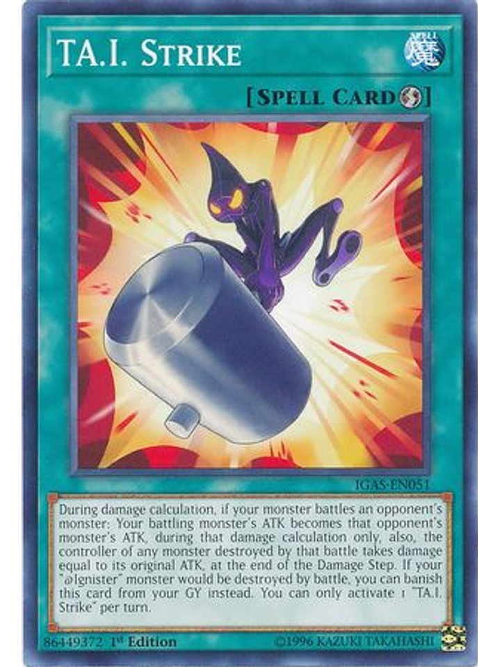 TA.I. Strike - IGAS-EN051 - Common 1st Edition 1