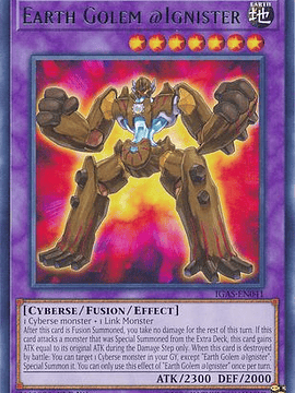 Earth Golem @Ignister - IGAS-EN041 - Rare 1st Edition