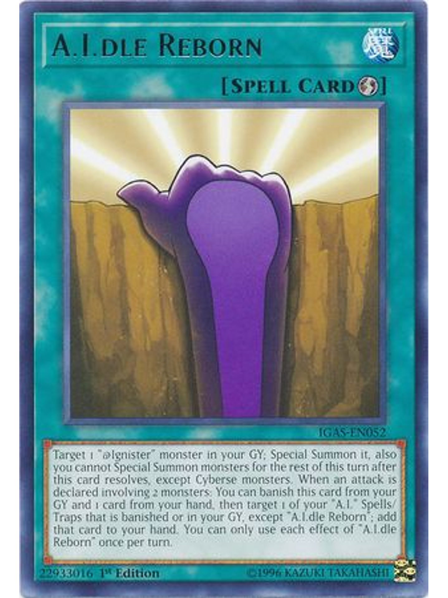 A.I.dle Reborn - IGAS-EN052 - Rare 1st Edition 1