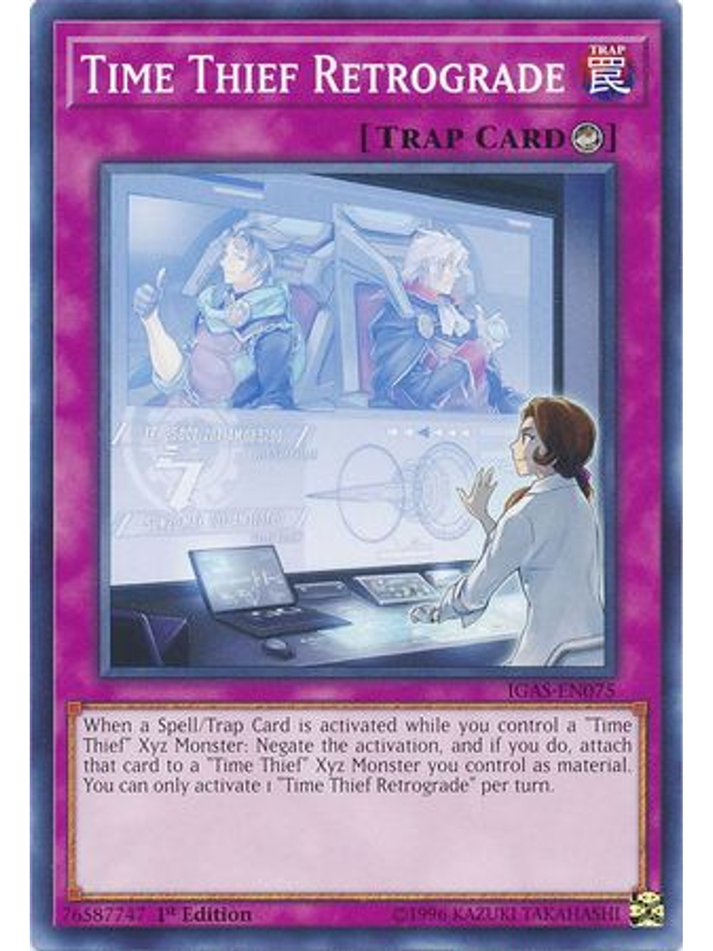 Time Thief Retrograde - IGAS-EN075 - Common 1st Edition 1