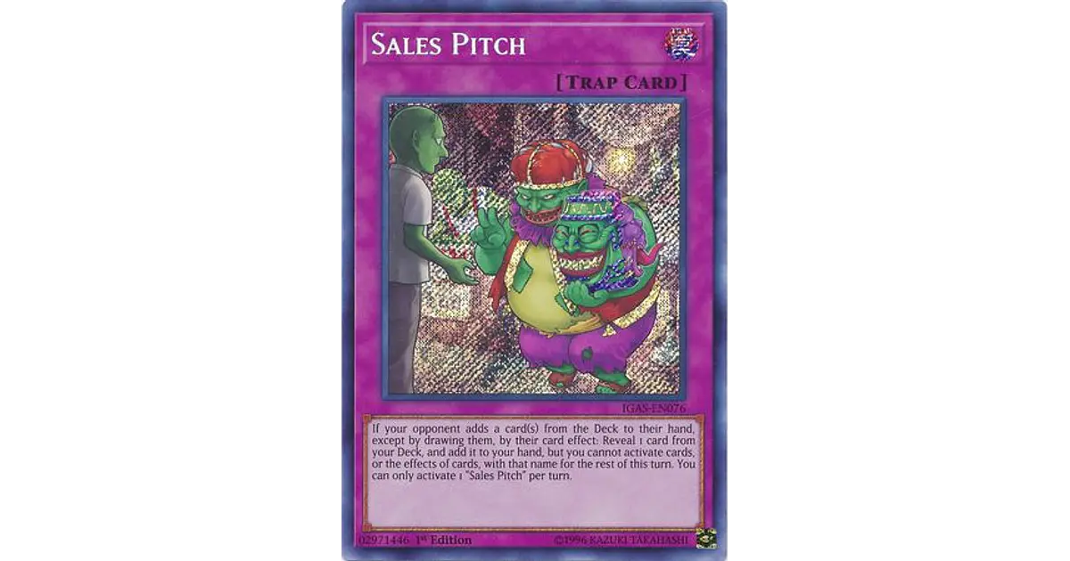 Yu-Gi-Oh! Piazzola Vendita - IGAS-EN076 - Segreto Raro - Edizione Illimitata, Carta Collezionabile - 3