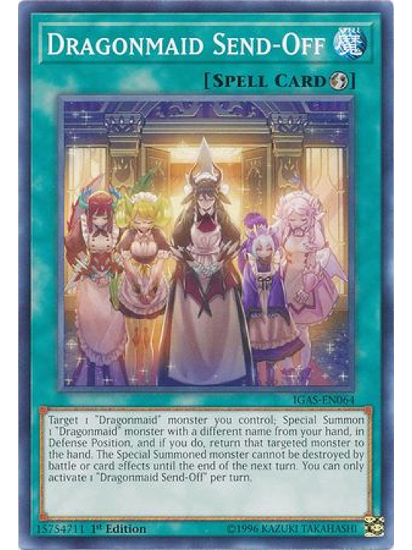 Dragonmaid Send-Off - IGAS-EN064 - Common 1st Edition 1