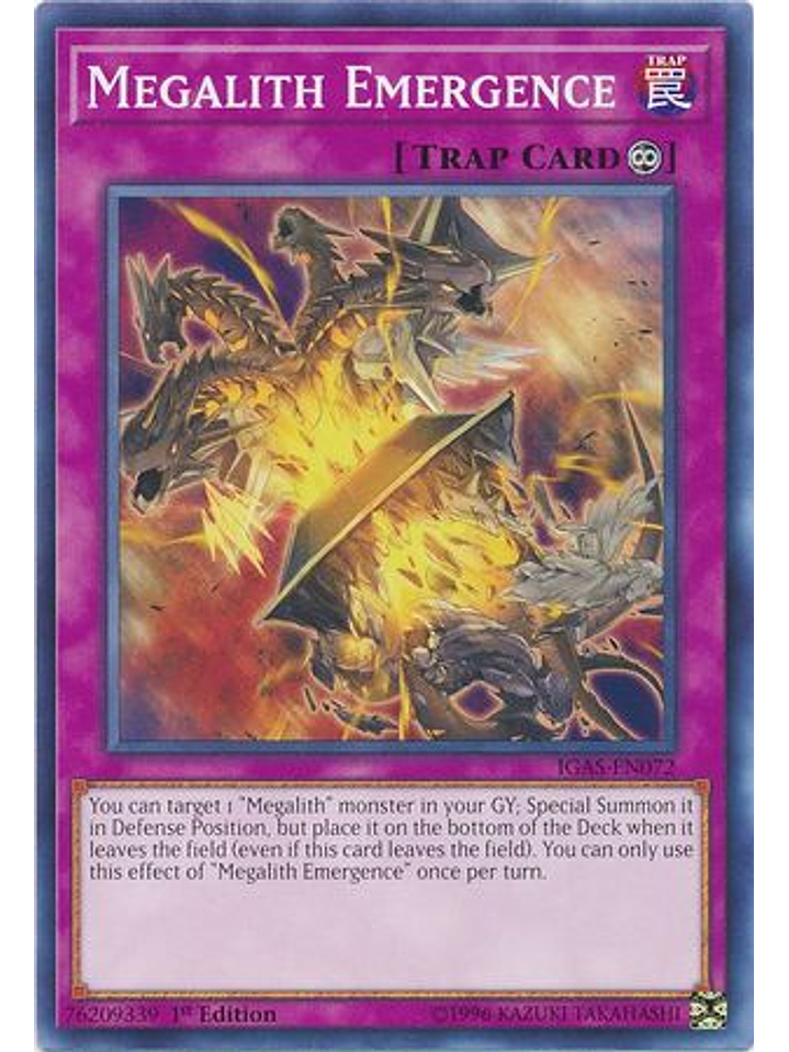Megalith Emergence - IGAS-EN072 - Common 1st Edition 1
