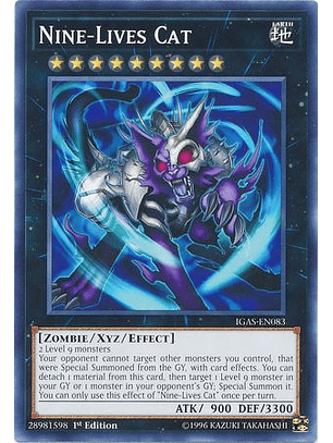 Nine-Lives Cat - IGAS-EN083 - Common 1st Edition