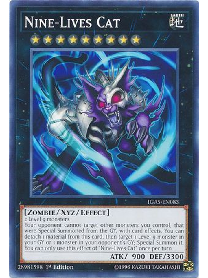 Nine-Lives Cat - IGAS-EN083 - Common 1st Edition 1