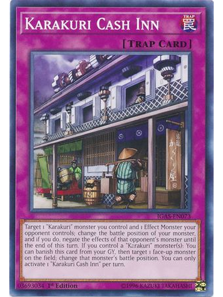 Karakuri Cash Inn - IGAS-EN073 - Common 1st Edition 2