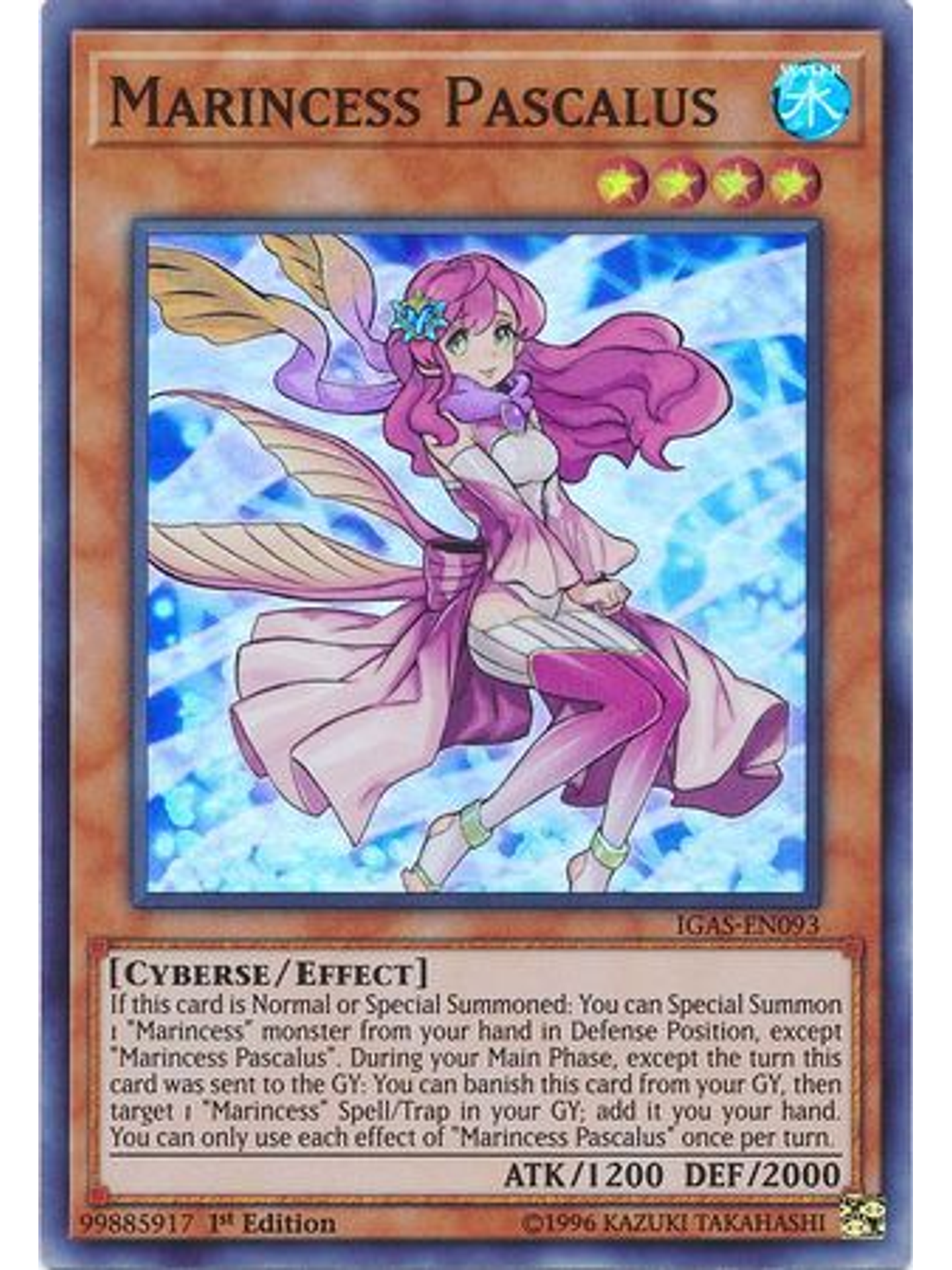 Marincess Pascalus - IGAS-EN093 - Super Rare 1st Edition 1